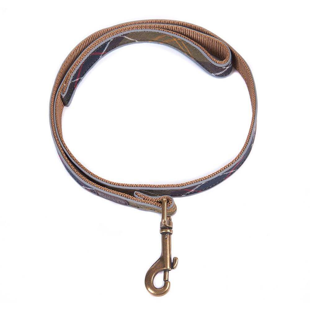 Barbour Reflective Tartan Dog Lead